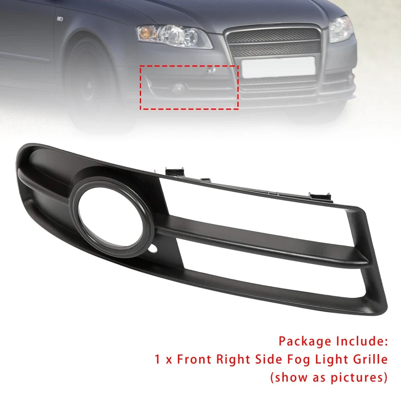 Grille Pare-Chocs Droite Audi A4 B7 S-Line S4 2005-2008