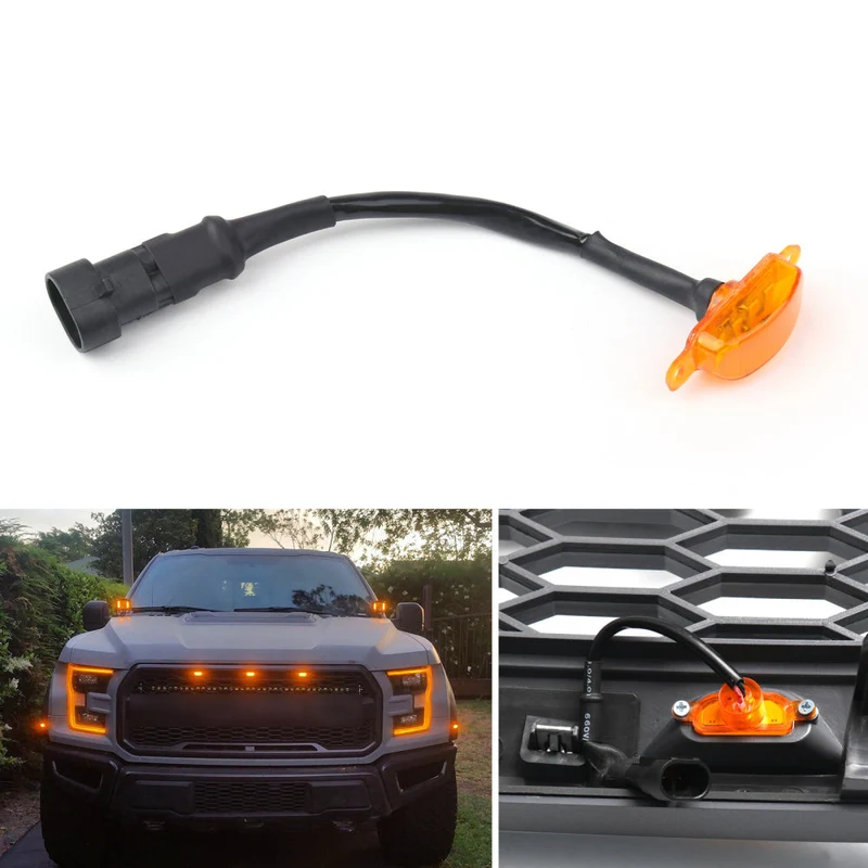 Feux LED Grille Ford F-150 2015-2019 Ambre Style Raptor