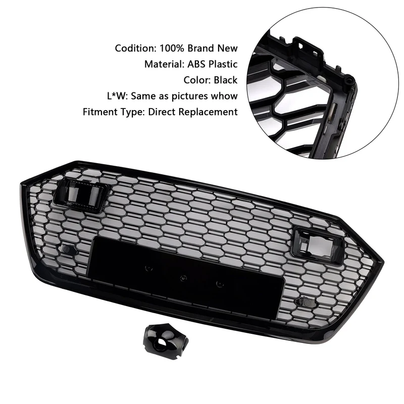 Calandre Pare-Chocs Audi A7 C8 S7 Noire ACC