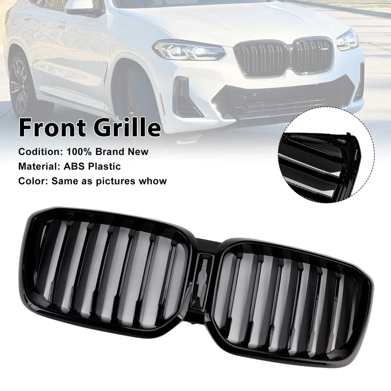 Grille Calandre Noir Brillant BMW X3 G01 X4 G02 2022-2025