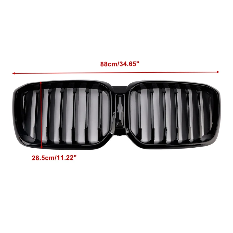 Grille Calandre Noir Brillant BMW X3 G01 X4 G02 2022-2025