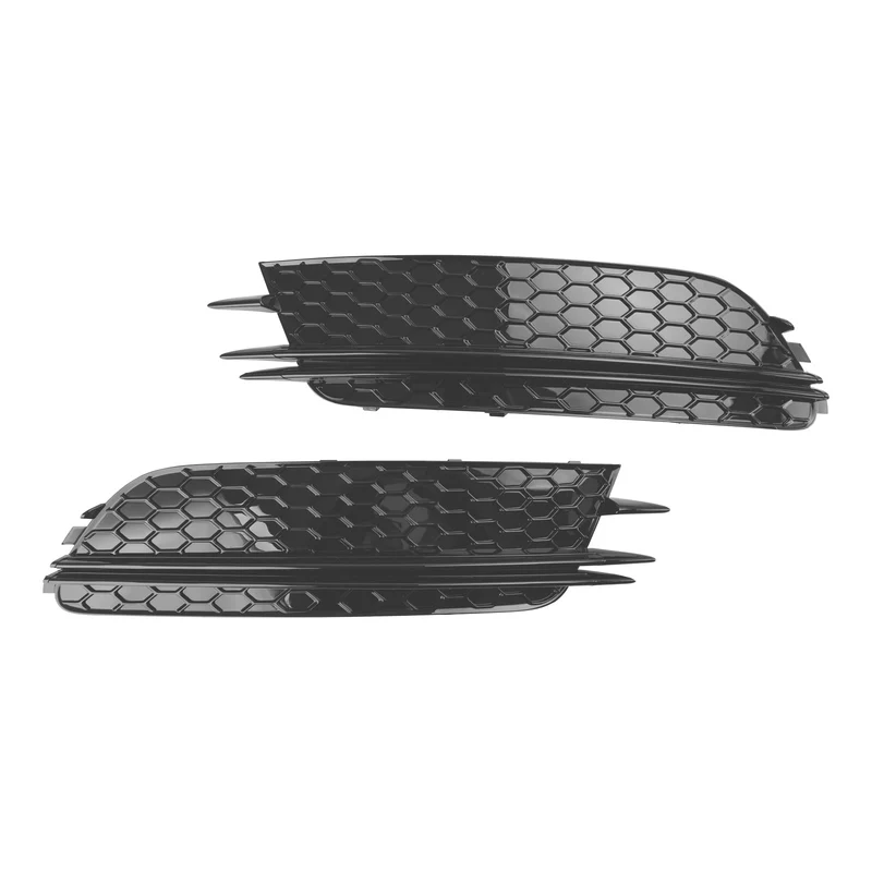 Parement Avant Bas Grille Foglight Noir Audi A6 C7 Pré-Facelift