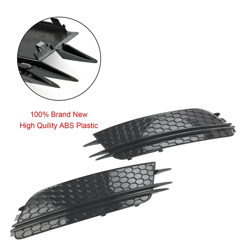 Parement Avant Bas Grille Foglight Noir Audi A6 C7 Pré-Facelift