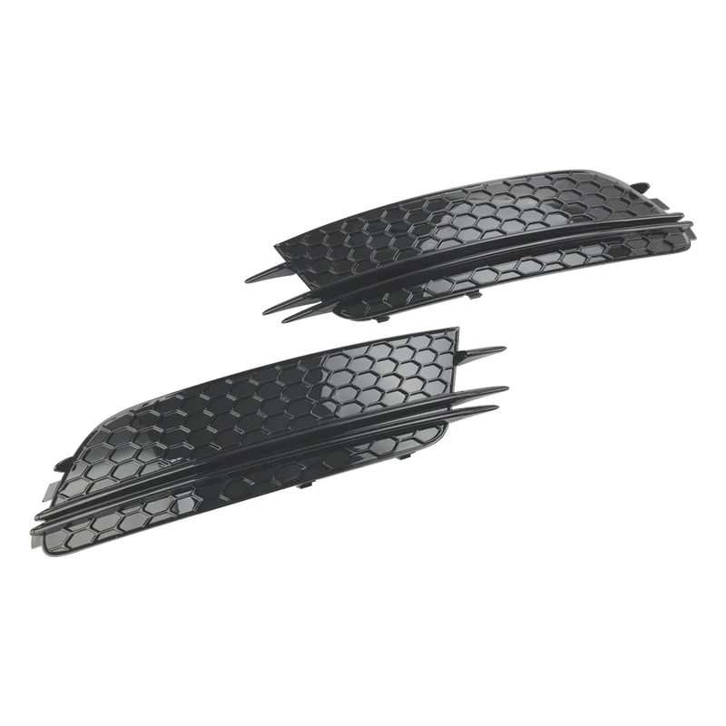 Parement Avant Bas Grille Foglight Noir Audi A6 C7 Pré-Facelift