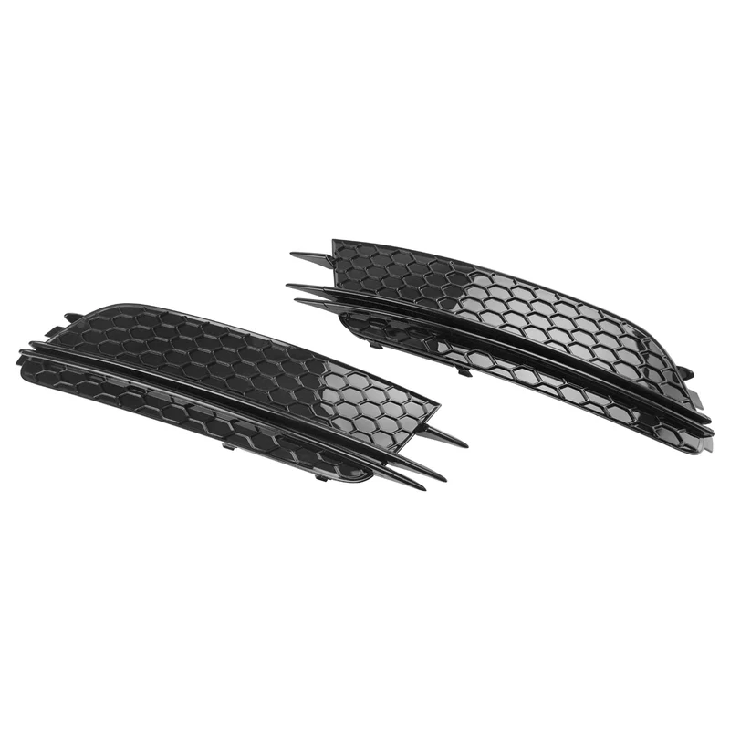 Parement Avant Bas Grille Foglight Noir Audi A6 C7 Pré-Facelift