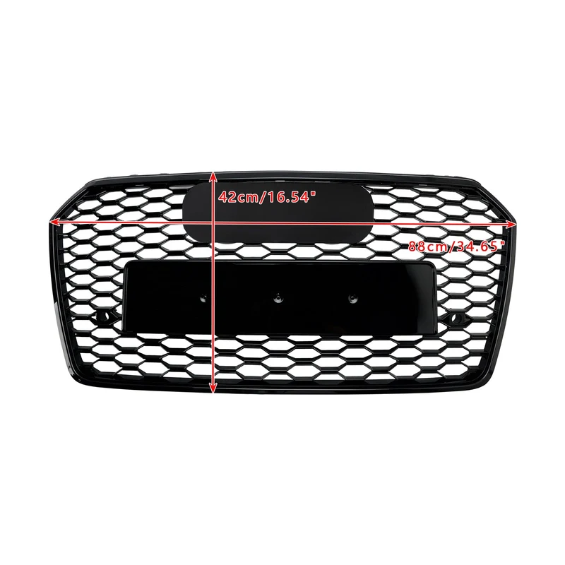 Grille RS7 Audi A7 S7 C7 Nid d'Abeille Noir