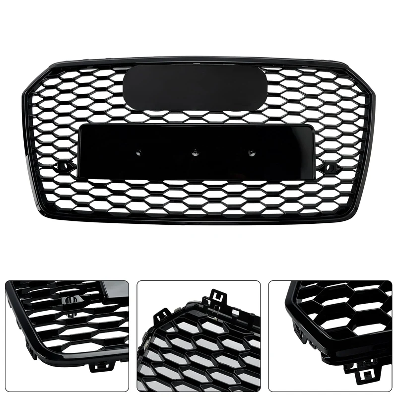 Grille RS7 Audi A7 S7 C7 Nid d'Abeille Noir
