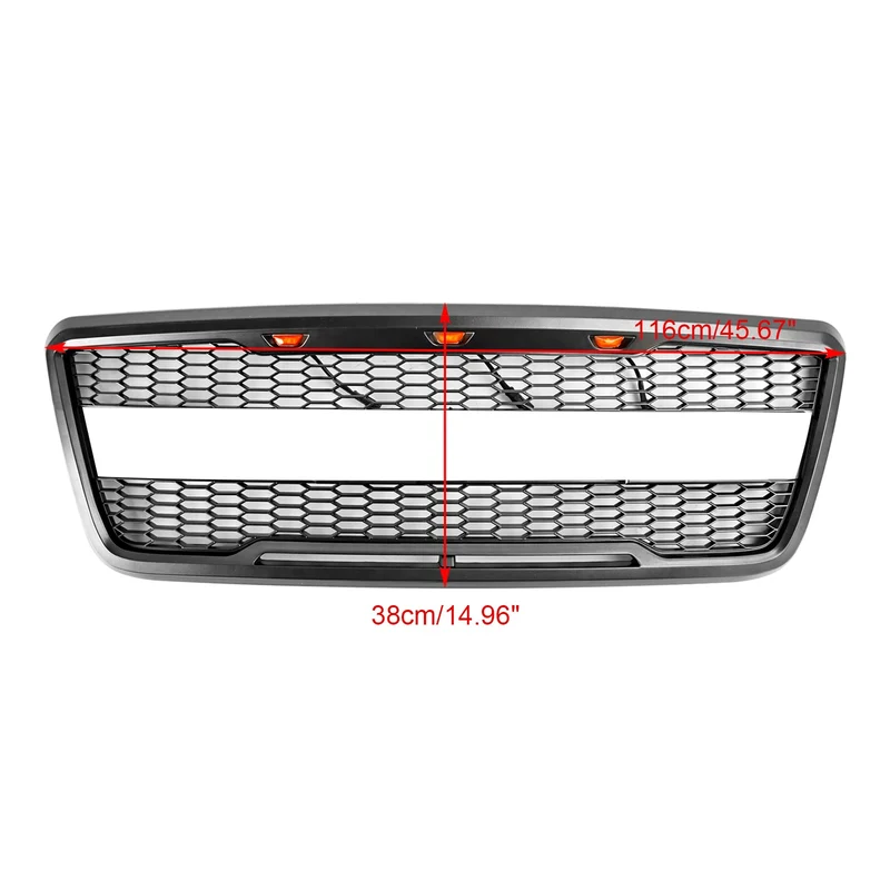 Grille Ford F-150 Raptor 2004-2008 Maille Noire LED
