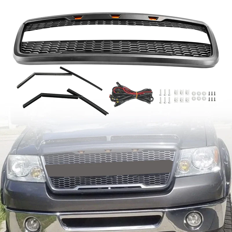 Grille Ford F-150 Raptor 2004-2008 Maille Noire LED