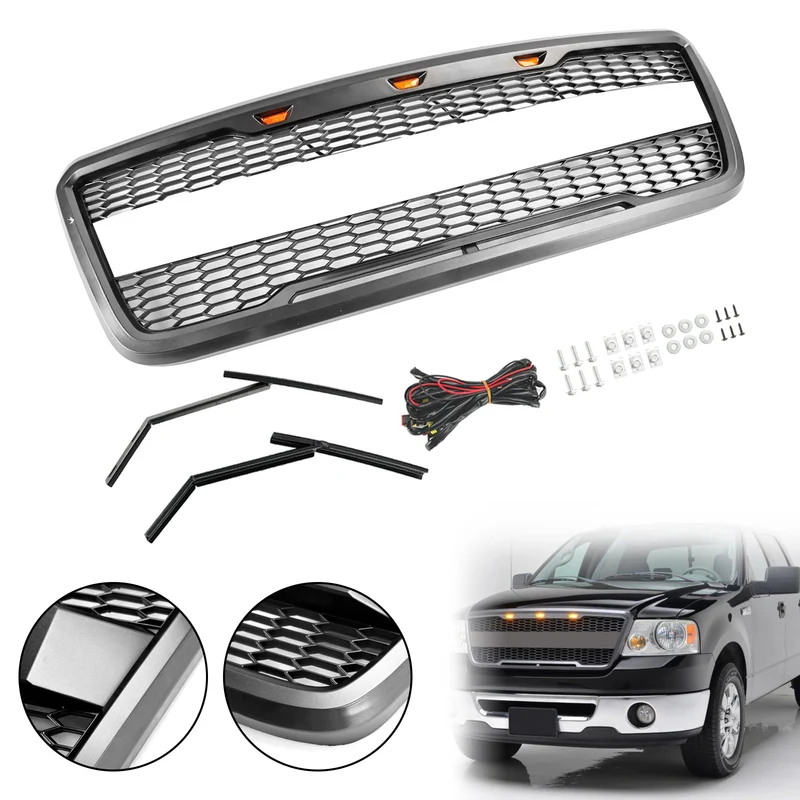 Grille Ford F-150 Raptor 2004-2008 Maille Noire LED