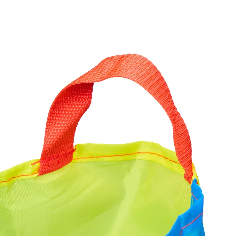 Lot de 4 sacs de saut pour enfants pratique extérieur 50 x 25 cm ambiance festive en polyester multicolore 13_0016128