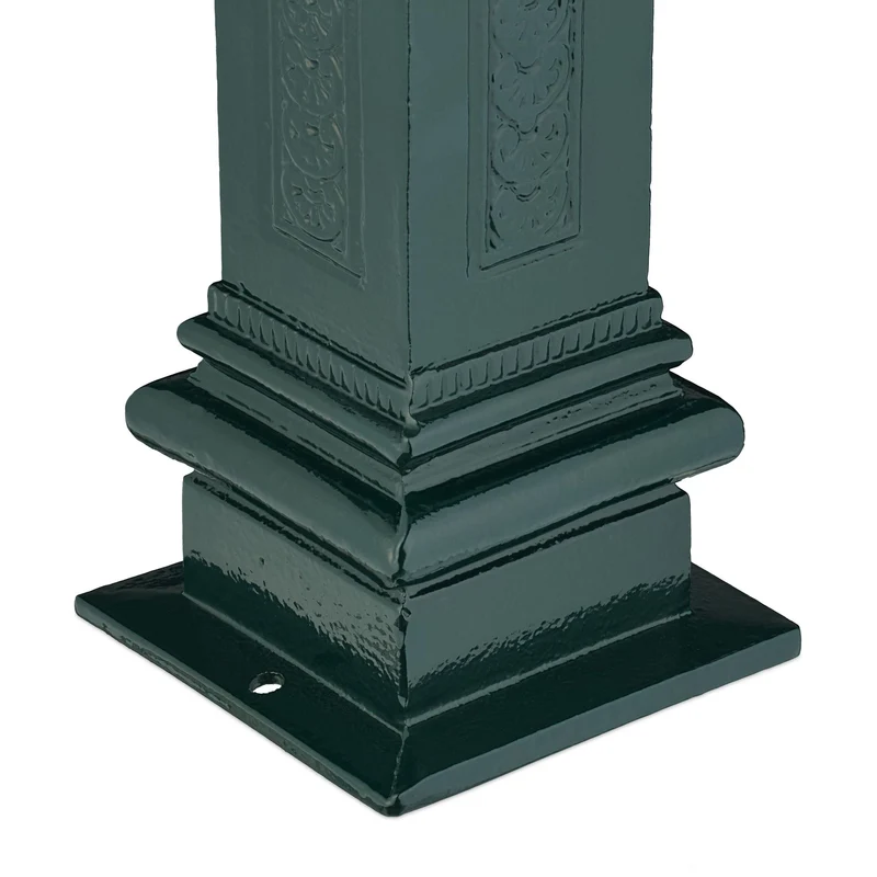 Fontaine de jardin design nostalgique décoration extérieur 47 x 14 x 18,5 cm en fonte d'aluminium blanche 13_0016812