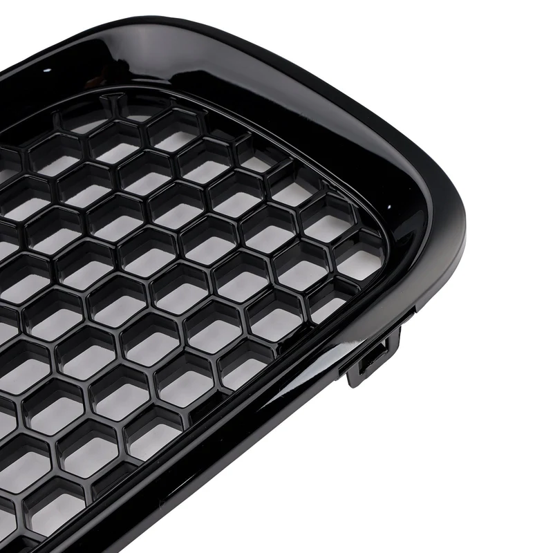 Grille Calandre Nid Abeille Noir Brillant Volvo S40 V50 2004-2007