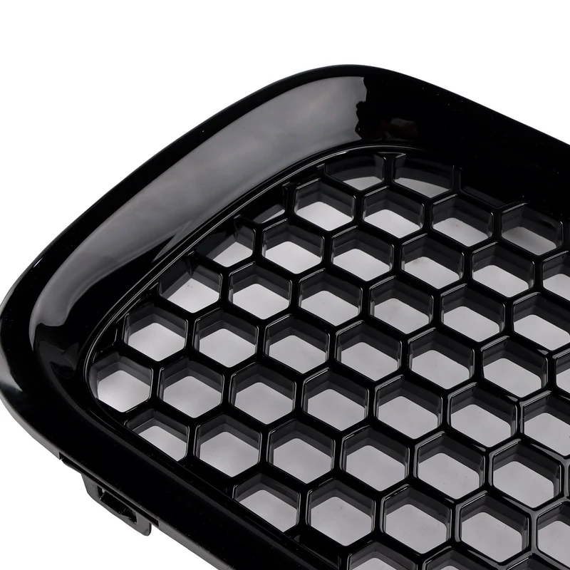 Grille Calandre Nid Abeille Noir Brillant Volvo S40 V50 2004-2007