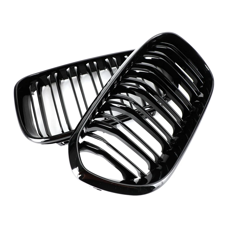 Grille Calandre Avant Double Noire Brillante BMW Série 1 F20 F21 2015-2017