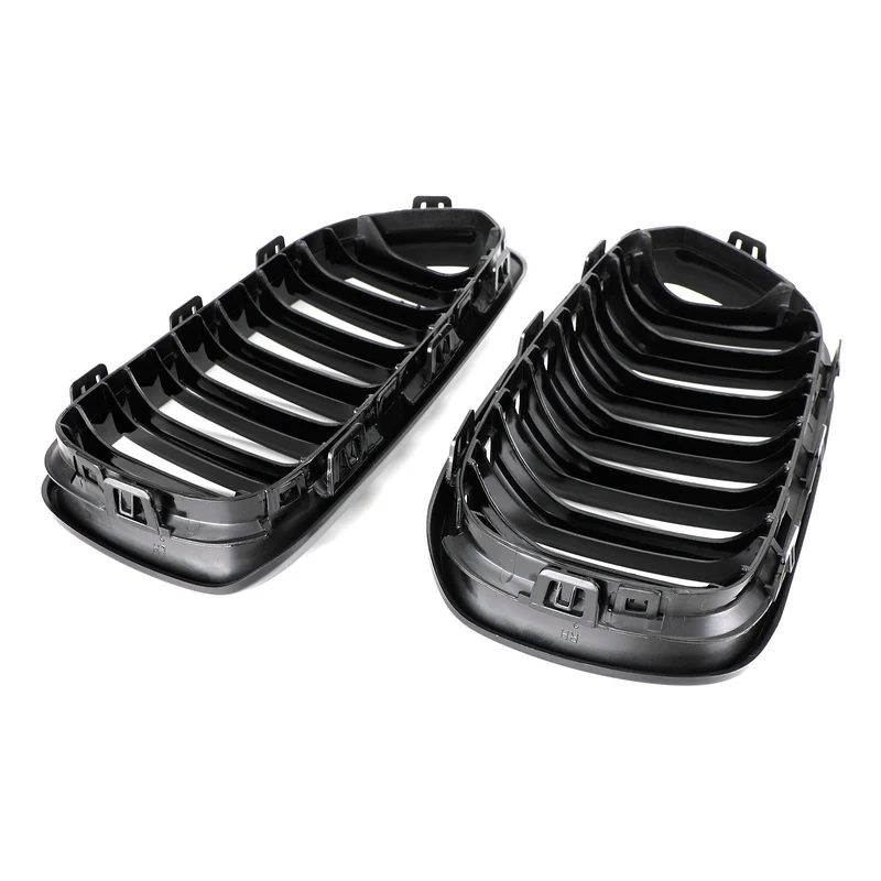 Grille Calandre Avant Double Noire Brillante BMW Série 1 F20 F21 2015-2017
