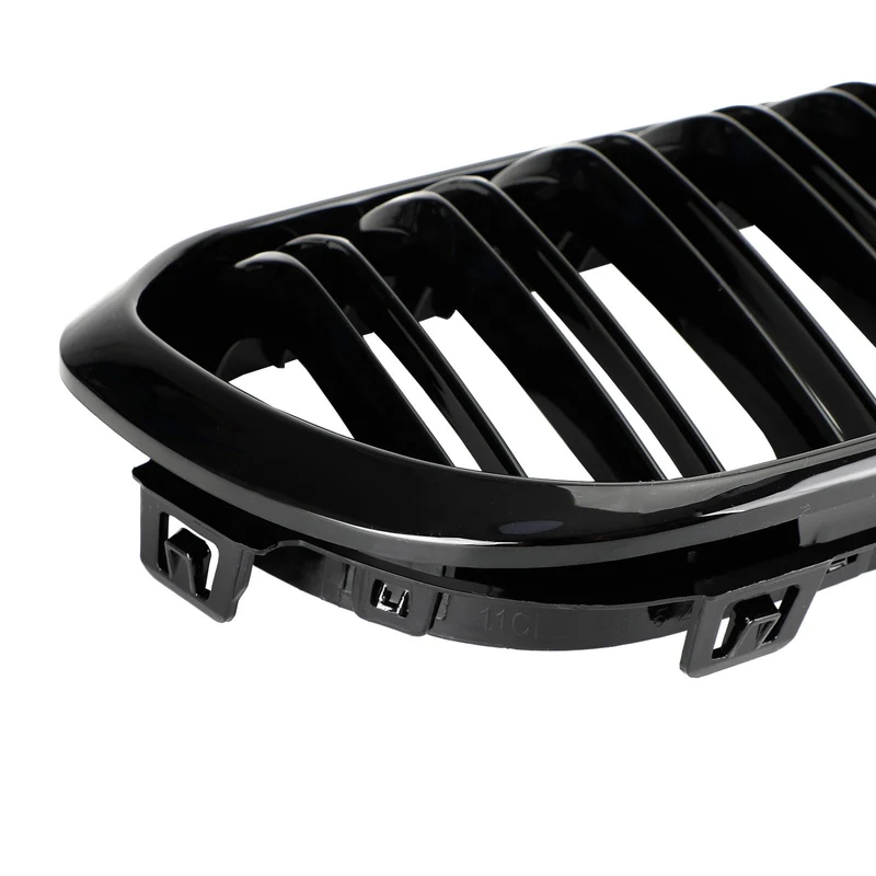 Grille Calandre Avant Double Noire Brillante BMW Série 1 F20 F21 2015-2017