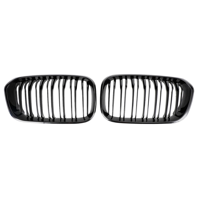 Grille Calandre Avant Double Noire Brillante BMW Série 1 F20 F21 2015-2017