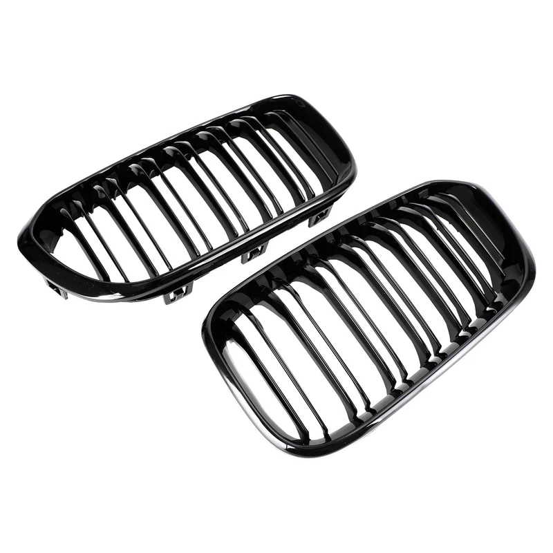 Grille Calandre Avant Double Noire Brillante BMW Série 1 F20 F21 2015-2017