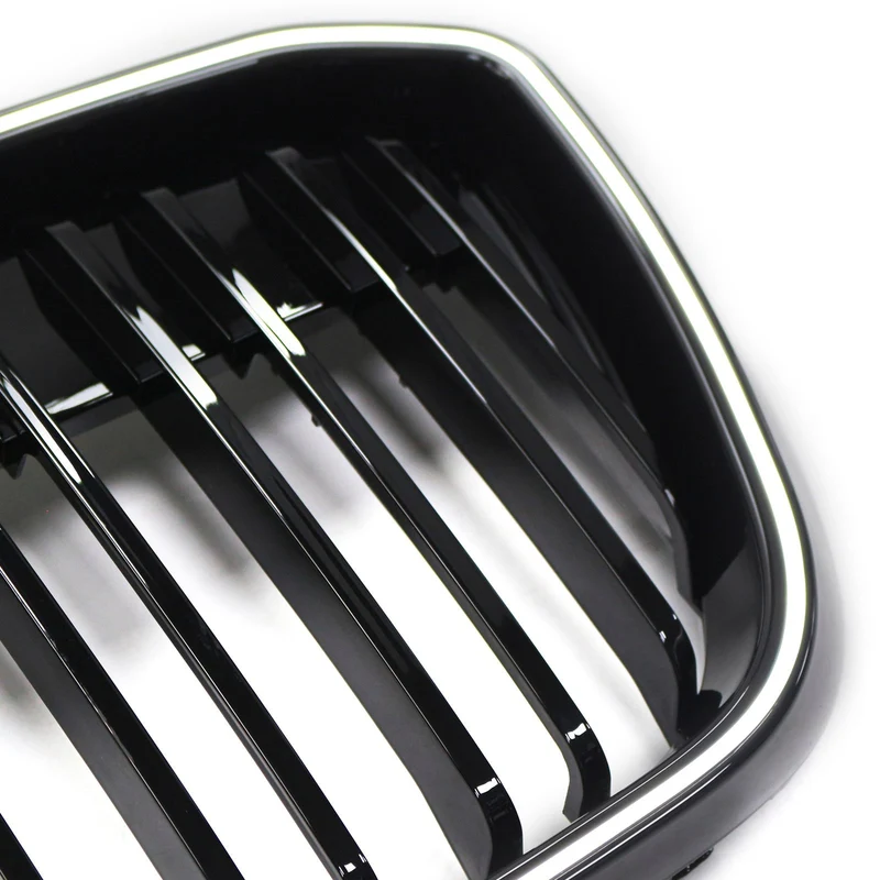 Grille BMW iX3 G08 LCI Double Lamelles Noir 2022-2024