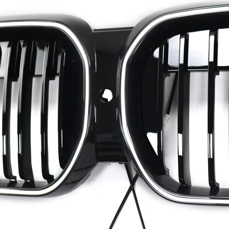 Grille BMW iX3 G08 LCI Double Lamelles Noir 2022-2024