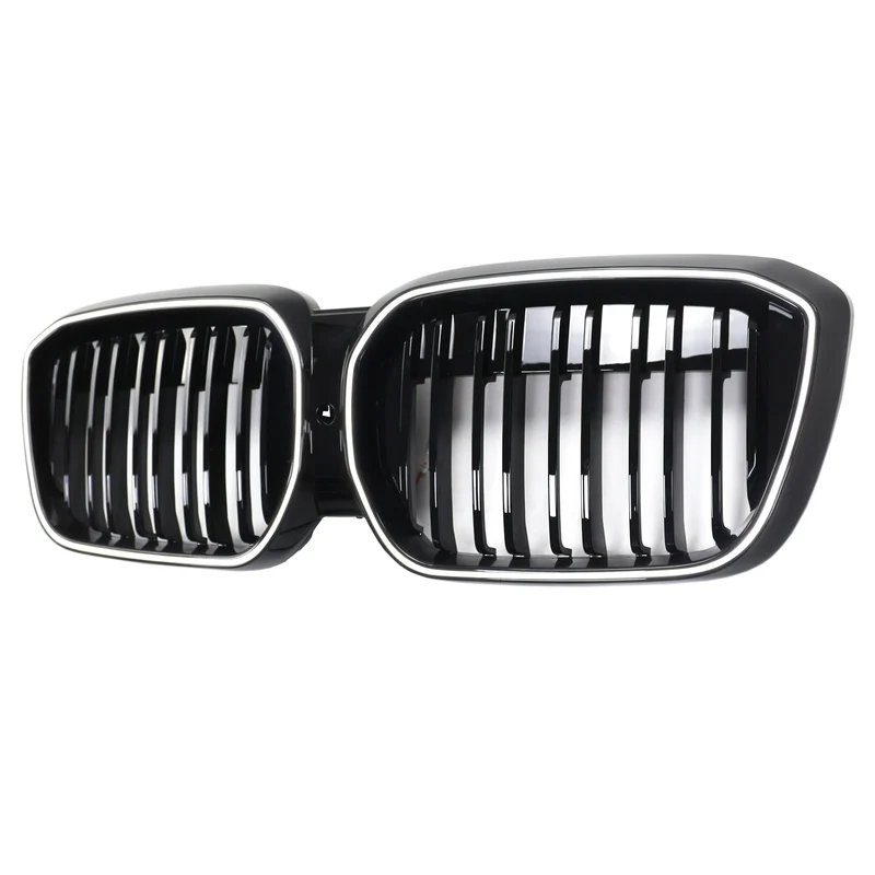 Grille BMW iX3 G08 LCI Double Lamelles Noir 2022-2024
