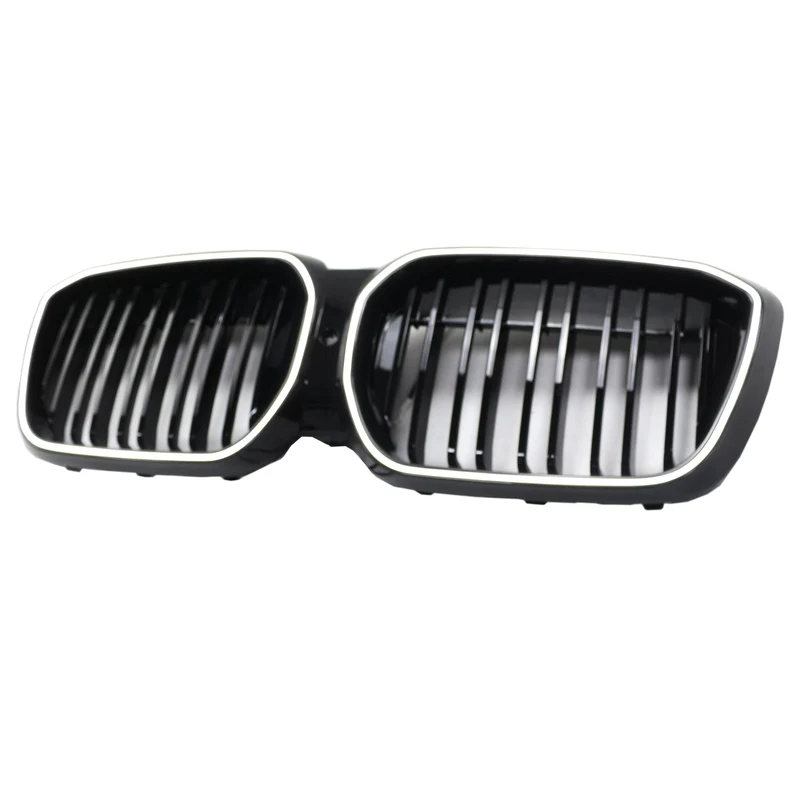 Grille BMW iX3 G08 LCI Double Lamelles Noir 2022-2024