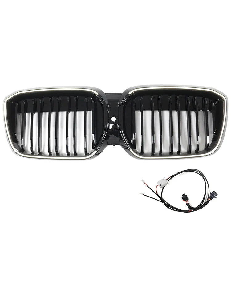 Calandre BMW iX3 G08 LCI Double Lamelles Noir 2022-2024