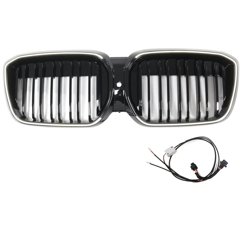 Calandre BMW iX3 G08 LCI Double Lamelles Noir 2022-2024