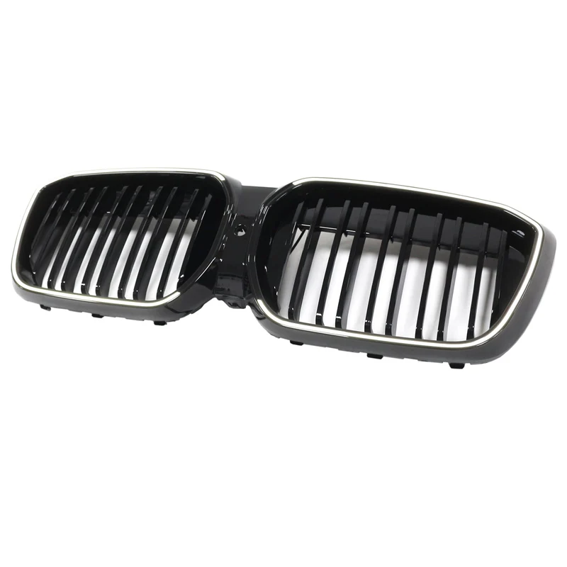 Calandre BMW iX3 G08 LCI Double Lamelles Noir 2022-2024