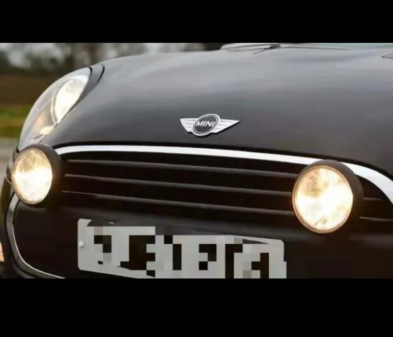Logo Mini Cooper Emblème Métal 11.5cm Capot Arrière