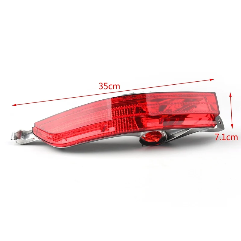 Réflecteur Pare-Chocs Arrière VW Touareg Rouge 2011-2014