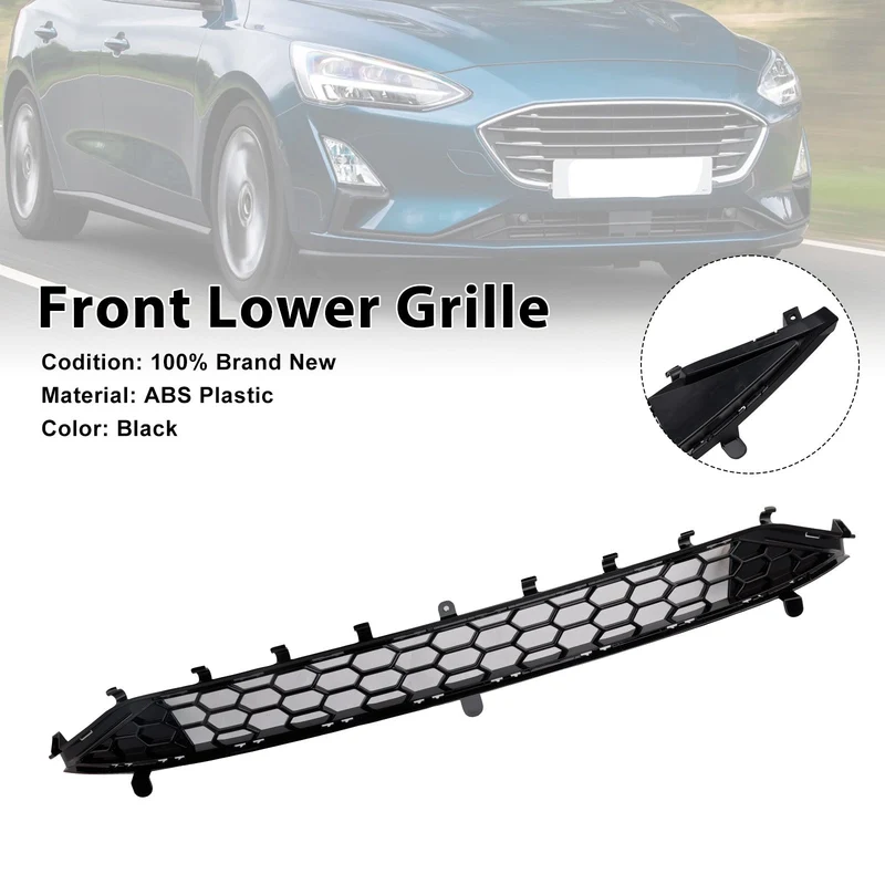 Calandre Inférieure Ford Focus MK4 Style ST Noire