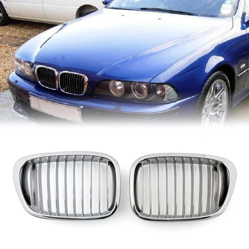 Grille de calandre avant chromée BMW Série 5 E39 2 pièces
