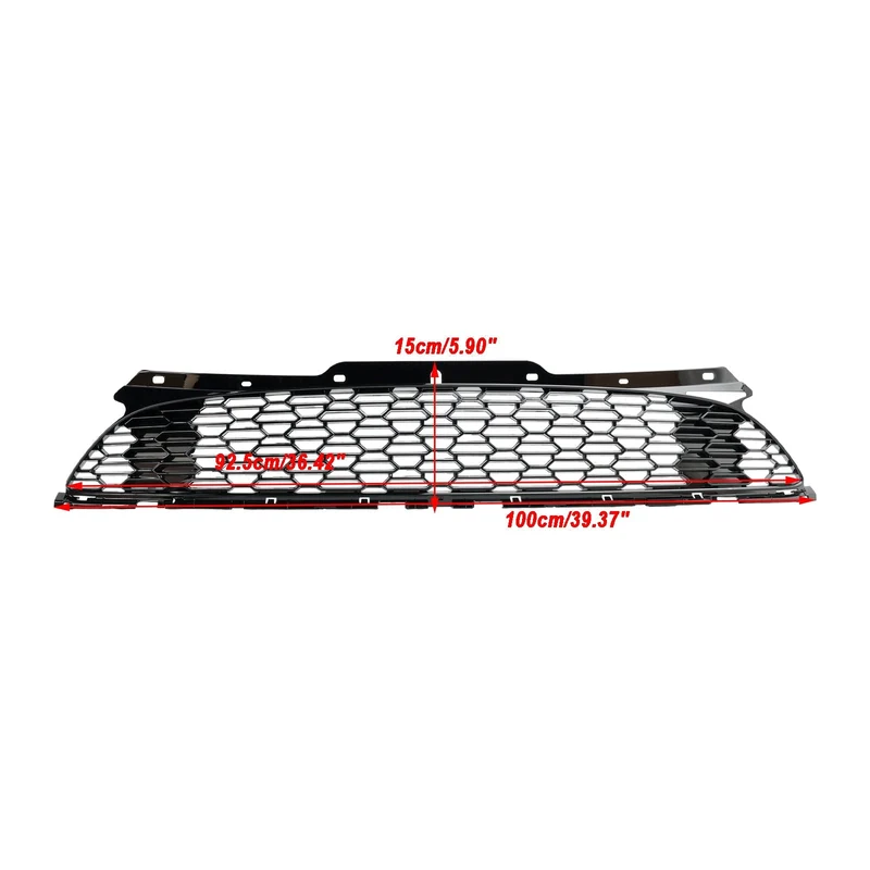 Grille MINI R55 R56 Cooper S JCW Noir Brillant