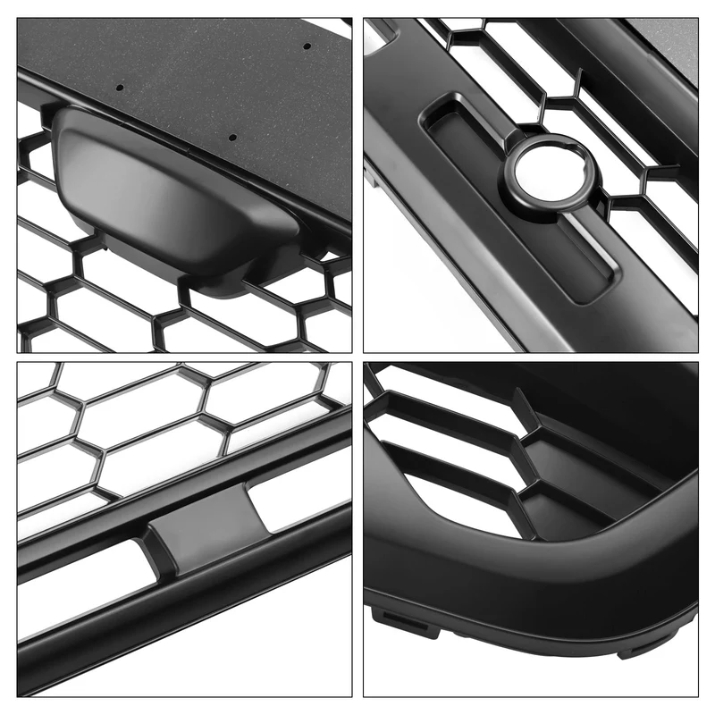 Grille Pare-Chocs Avant Style Raptor Noir Mat Pour Ford Transit MK8 Trail 2019+