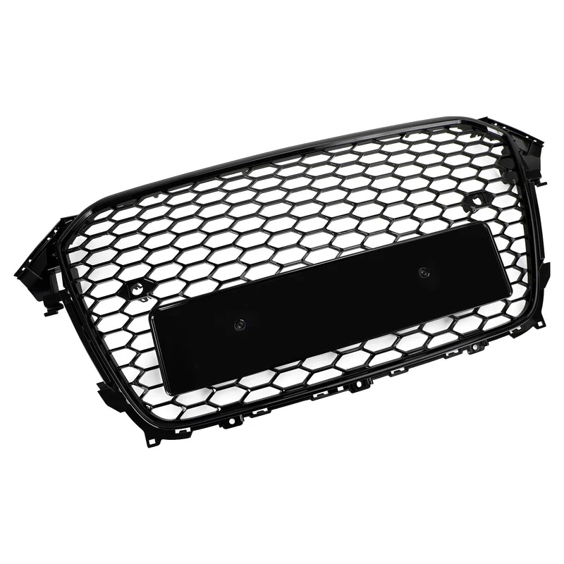Grille Avant Style RS4 Noir Brillant pour Audi A4 S4 B8.5