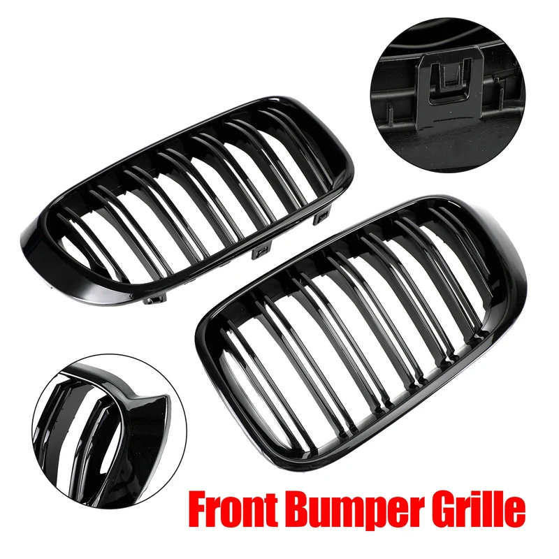 Calandre BMW X3 F25 X4 F26 2014-2017 Noir Brillant