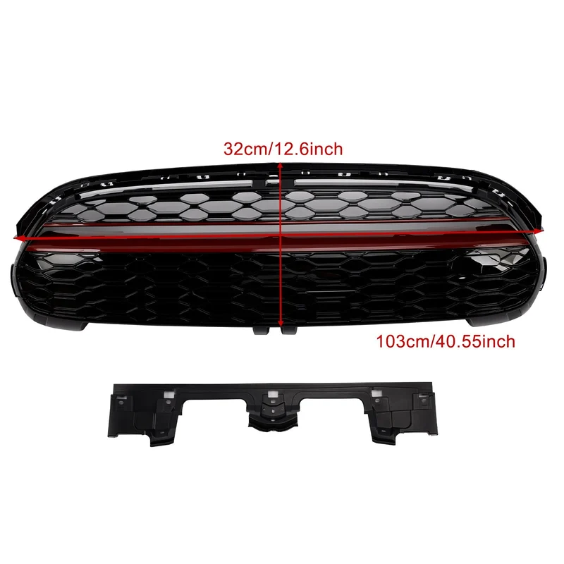 Calandre Style GP MINI F55 F56 F57 Cooper S SD Noir Rouge