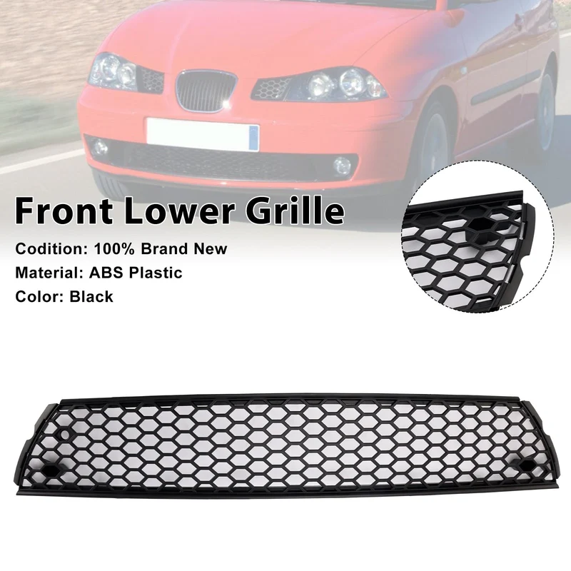 Grille Avant Inférieure Nid Abeille Seat Ibiza 6L FR 2002-2006