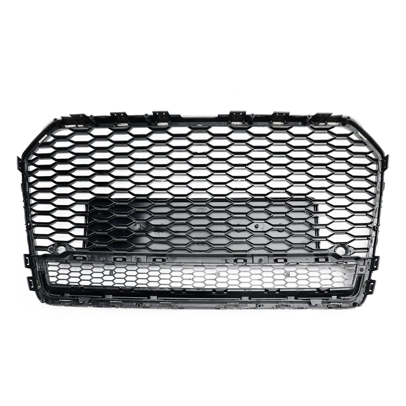 Calandre Avant Alvéolée Style RS6 Noir Audi A6 S6 C7 2016-2018