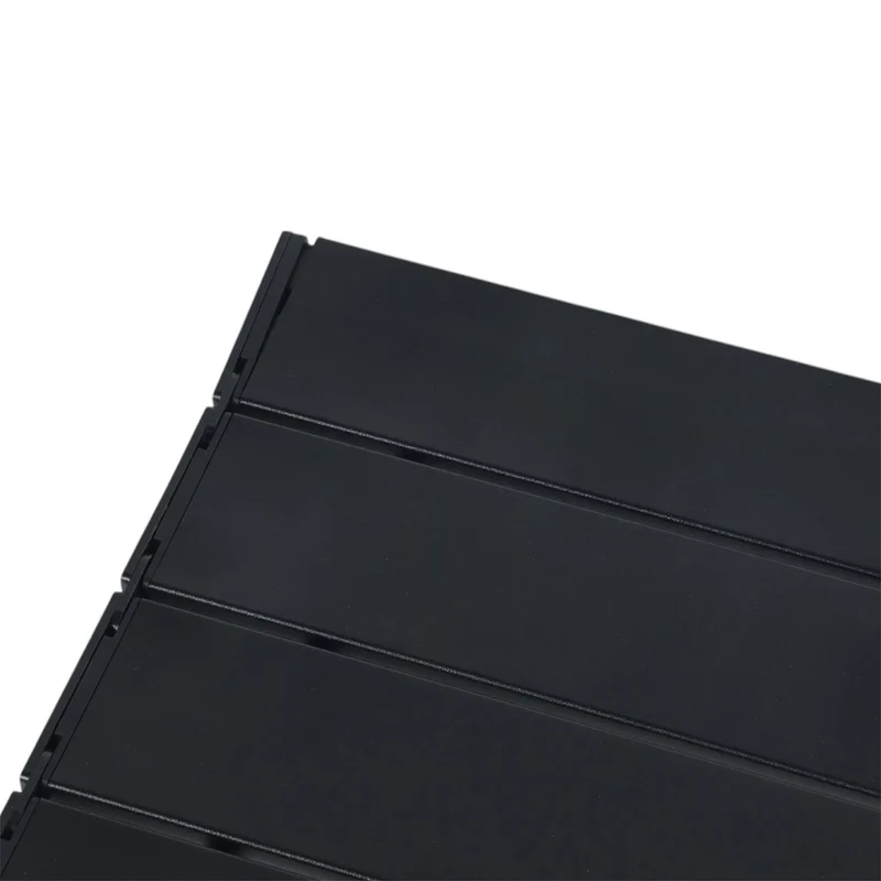 Table de camping pliante légère et robuste 32 x 39 x 34 cm en aluminium noir 13_0016968