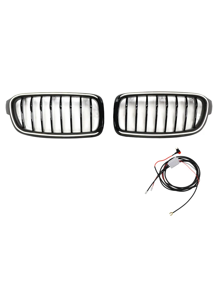 Calandre BMW Série 3 F30 F31 F35 Noir Brillant 2012-2019 v2