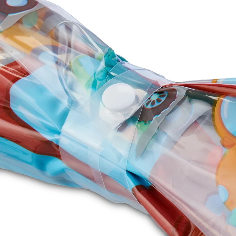 Parapluie pour enfant léger pratique facile à utiliser 65 x 73 cm en plastique bleu 13_0016973