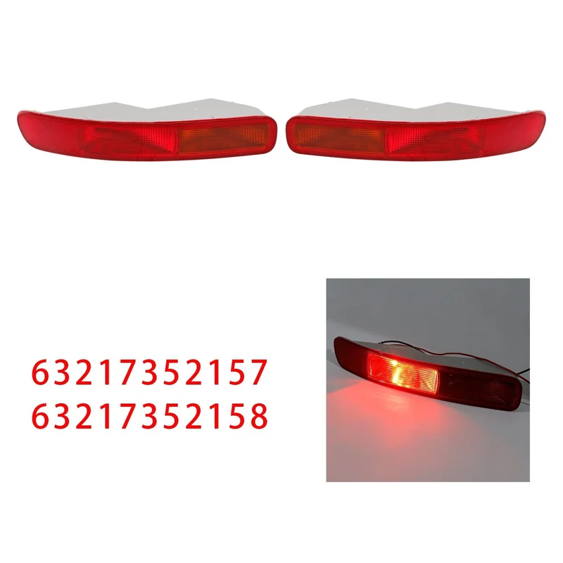 Feu de Pare-Chocs Arrière LED Gauche et Droit pour MINI Clubman F54 2016-2024