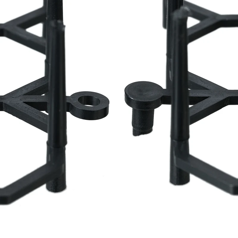Lot de 12 grilles dissuasives jardin 3 x 49 x 14 cm pour protéger plantes et animaux en plastique noir 13_0015039