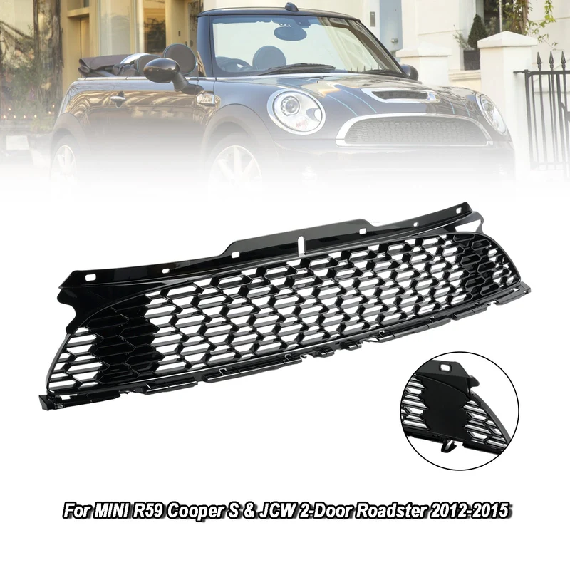 Grille MINI R58 Cooper S JCW Noir Brillant 2011-2015