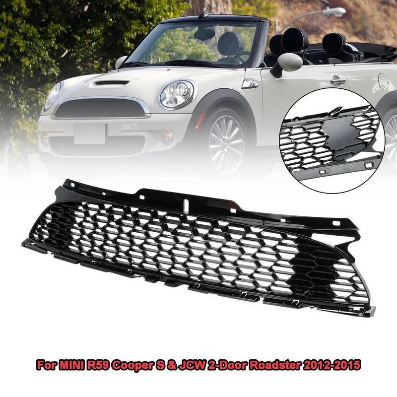Grille MINI R58 Cooper S JCW Noir Brillant 2011-2015
