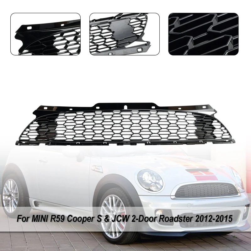 Grille MINI R58 Cooper S JCW Noir Brillant 2011-2015