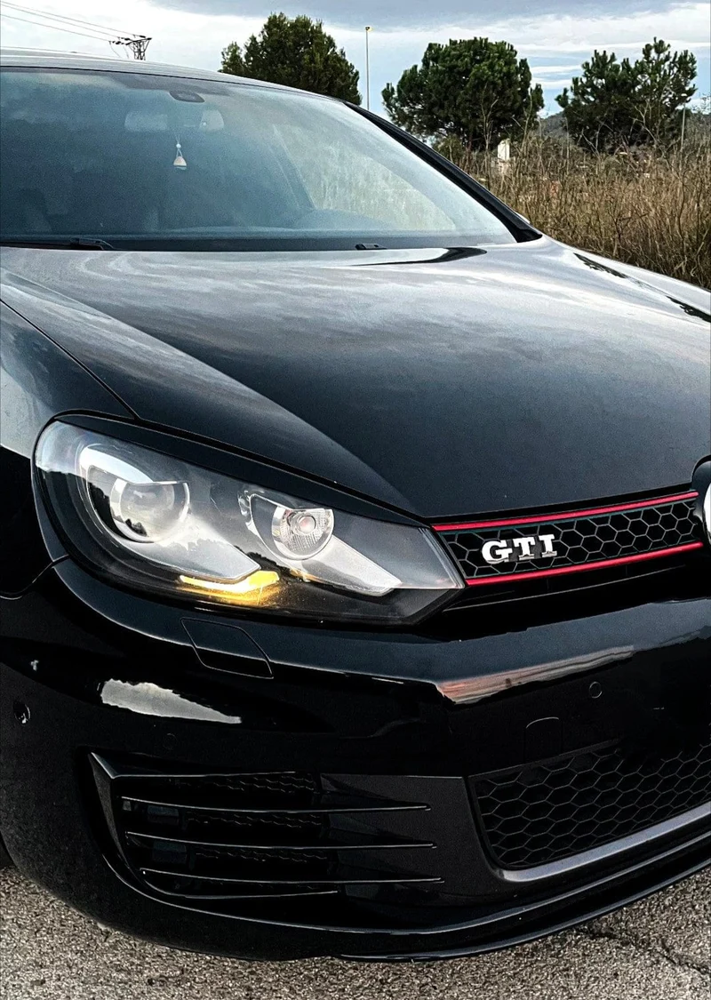 Paupières Phares Avant Performance VW Golf 6 Noir Brillant